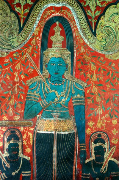 Mural on the Walls of Kelaniya Temple, Kelaniya Vihara, Sri Lanka by Unknown